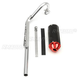 Sistema de tubo de escape para motocicleta CNC, silenciador Universal para HONDA XR50 CRF50 para Yamaha para Suzuki 110cc 125cc 140cc Pit Dirt Bike - Product Image 2