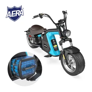 Citycoco EEC-patinete eléctrico chopper, AERA-M8, 2021 w/1500w/2000w, almacén de Países Bajos, 3000