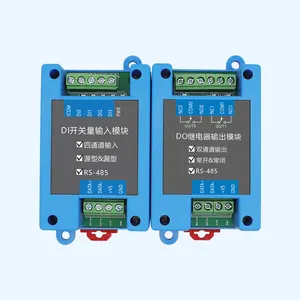Switching Digital Remote Serial Port Multi-channel IO Expansion Module Integrated Acquisition Output Control Relay 485