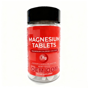 อาหารเสริมแมกนีเซียมคลอไรด์แท็บเล็ตแคลเซียมแท็บเล็ตแมกนีเซียมแคลเซียมธรรมชาติ - Product Image 1