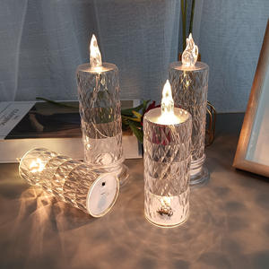 <span class=keywords><strong>Bougie</strong></span> de fête atmosphère romantique cimetière de diamants clairs bougies de batterie LED <span class=keywords><strong>pour</strong></span> cadeau - Product Image 3