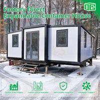 Maison modulaire isolée au graphène de 20/30/40 pieds, maison préfabriquée extensible en conteneur, maison miniature à 2, 3 ou 4 chambres, maison mobile résistante au vent