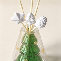 Diffuseur de parfum en verre pour sapin de Noël, DIY, écologique, décoration aromatique pour la maison, parfum longue durée
