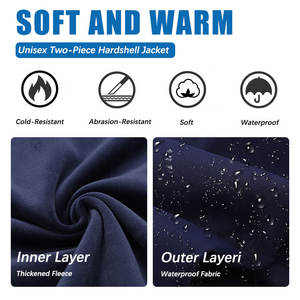 Gilet di Sicurezza Impermeabile Traspirante ad Asciugatura Rapida con Cerniera e Tasche per Uomo, Giacche e Gilet Casual da Lavoro per Attività all'Aperto e Pesca - Product Image 5