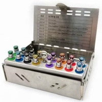 Kit d'outils universels de restauration d'implants dentaires, ensemble de forets pour l'extraction d'os et kit de trephines gingivales