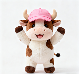 OEM personalizado vaca alpina vaca lindo dibujos animados peluche niños <span class=keywords><strong>Regalo</strong></span> De vacaciones compañero comodidad muñeca para novia novio - Product Image 4