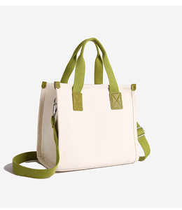 <b>Large</b>-capacity student new seasonal <b>canvas</b> <b>bag</b> for women casual and versatile shoulder <b>bag</b> - Product Image 1