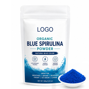 Ficocianina Orgánica Premium de Marca Privada, Vitaminas y Minerales, Espirulina Azul, Certificación ISO, Polvo Instantáneo Personalizable - Product Image 1