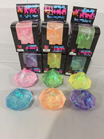 Nouvelle balle anti-stress en maltose à paillettes diamantées, mignonne, à rebond lent, jouet émotionnel