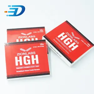 Chai Thuốc Tùy Chỉnh Hcg 5000iu Bao Bì Hộp Giấy Tiêm Peptide Tăng Trưởng Của Con Người