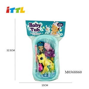 Mini jouet de <span class=keywords><strong>baignoire</strong></span> dormant poupée bébé de 5 pouces <span class=keywords><strong>pour</strong></span> les enfants - Product Image 4