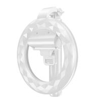 Q07 réglable Mini 6 pouces LED Flash anneau lumière trépied support téléphone à distance brevet Selfie bâton avec fonction de pliage