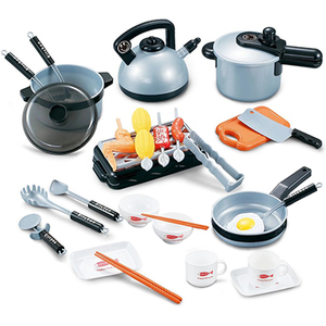 Hiện đại đầy đủ thiết lập nhựa đồ nấu nướng & Bộ đồ ăn đồ chơi trẻ em nhà bếp chơi nhà đồ dùng nhà bếp - Product Image 2