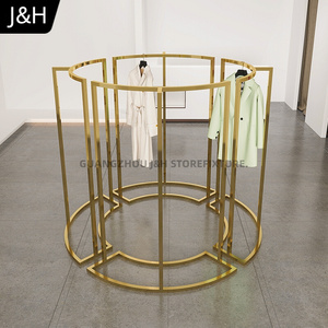 منتج جديد من الفولاذ المقاوم للصدأ رف ملابس معلق ذهبي للملابس من التيتانيوم - Product Image 1