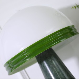 โคมไฟตั้งโต๊ะหินอ่อนสีเขียวครีม E27 LED 220V ควบคุมด้วยสวิตช์สำหรับตกแต่งห้องนอนวิลล่า - Product Image 2