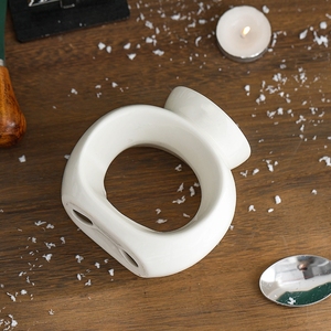 Ingrosso personalizzato con profumo di incenso con profumo di incenso a candela Melter a cera con scaldabagno per profumo bruciatore di olio essenziale in ceramica - Product Image 5