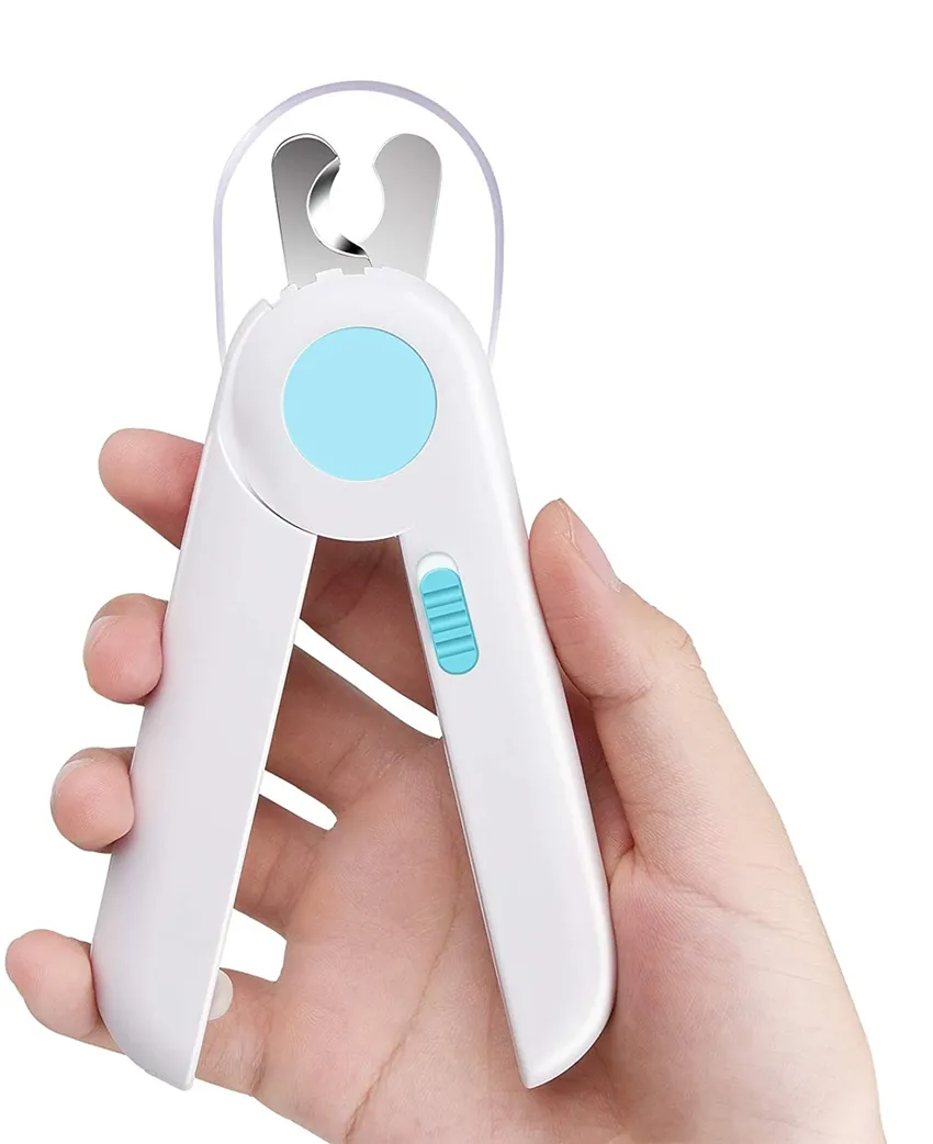 Dog Cat Nail Clippers e Trimmer, Tagliatori di Chiodo Dell'animale Domestico con la Luce del LED per Evitare un Eccesso di Tagliare Le Unghie, lima di Chiodo di trasporto