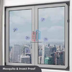 <span class=keywords><strong>Moustiquaire</strong></span> magnétique pour fenêtres, cadre en PVC, style moderne, en fibre de verre, anti-insectes, montage facile - Product Image 6