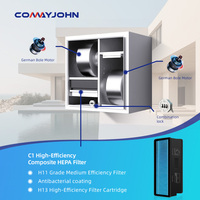 Ventilateur d'extraction mural MC-S500-SW pour cuisine, échangeur d'air, système de ventilation d'air frais domestique