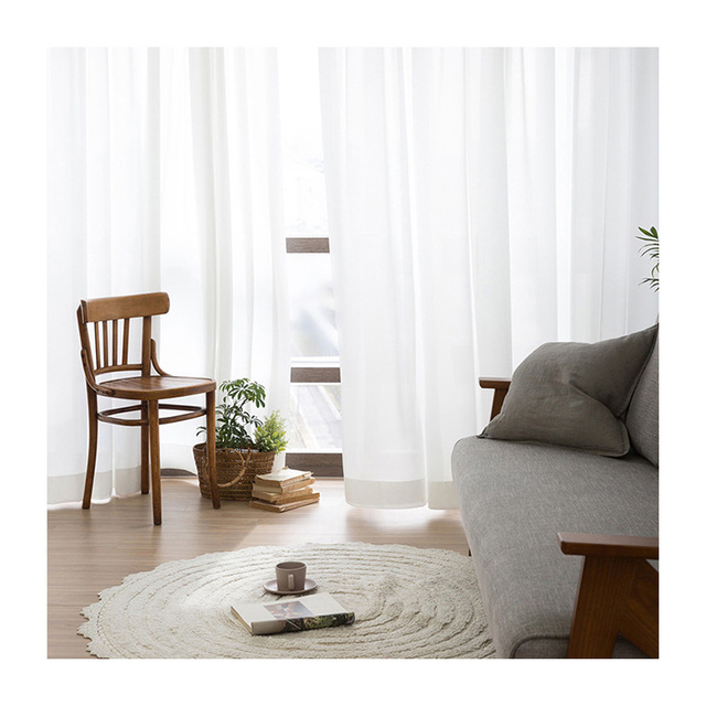 Factory Custom Super Soft 100% Polyester Microfiber 90g Strong Waterproof Sheer Curtain Fabric