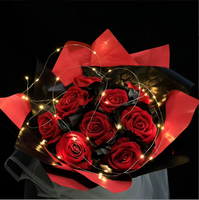 Guirlande lumineuse LED en fil de cuivre, mini-lumières LED clignotantes, lumières féériques, boîte à piles bouton, 1M 2M 3M pour extérieur, Noël, fêtes
