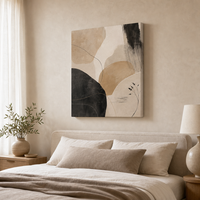 Peinture à l'huile abstraite Wabi Sabi peinte à la main sur toile premium 60x80cm pour la décoration murale de la chambre