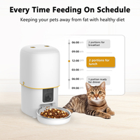 Tuya App Eco Friendly Ration Feeder Chats Chiens Avec Caméra 4L 5G Smart Pet Feeder