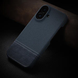 Étui de téléphone à motif de tissage mat en cuir de <span class=keywords><strong>luxe</strong></span> pour <span class=keywords><strong>iPhone</strong></span> 16 Pro Max 15 14 Plus <span class=keywords><strong>13</strong></span> 12 couverture rigide antichoc pour hommes d'affaires - Product Image 3