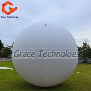 Ballon gonflable à hélium blanc personnalisé pour décoration d'événements/ballon de jeu au sol publicitaire gonflable pour enfants