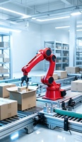 Bras robotisé articulé 6 axes servo-électrique SIASUN IP65, charge utile de 12 kg pour le soudage et l'assemblage avec PLC