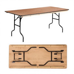 Mesa Rectangular Plegable de Madera Contrachapada Comercial para Banquetes, Muebles Resistentes para Eventos, Exportación de Muebles Jodhpur - Product Image 3