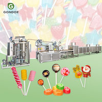 Machine automatique d'insertion et d'extrusion de sucettes, ligne de production de bonbons en boule, ligne de production de bonbons tourbillonnants. and Form and Lollipop