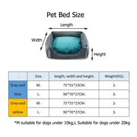 Venta al por mayor de lujo gran oferta nuevo estilo Oxford impermeable perro cama sofá perro cama barata perro cama