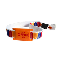 Estoque Disponível Poliéster Laser Sequence Code Hotel Lock System Active Club RFID Sublimação Pulseira Soft PVC Tag