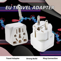 Adaptateur de prise de courant universel pour voyages en Europe, compatible Allemagne, France, Danemark, sortie AC