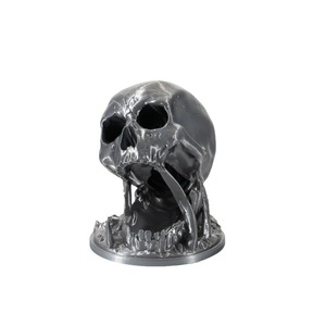 Tour à dés classique en PLA imprimé en 3D, motif squelettes, pour accessoires, cadeau et ensemble de dés, décoration d'Halloween, fantômes et squelettes - Product Image 1