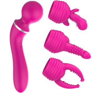 men nipple toy Dual Bullet Vibrating Nipple Clamps – TooTimid.com main image 0