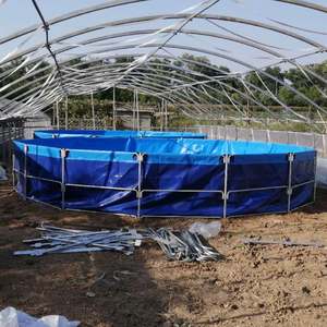 JIUZHOU Support <span class=keywords><strong>de</strong></span> tuyau en TPU/PVC <span class=keywords><strong>de</strong></span> haute qualité, pliable, commercial, mobile, portable, <span class=keywords><strong>pour</strong></span> <span class=keywords><strong>bassin</strong></span> à poissons en bâche <span class=keywords><strong>de</strong></span> grande capacité, capacité personnalisable, facile à assembler - Product Image 2