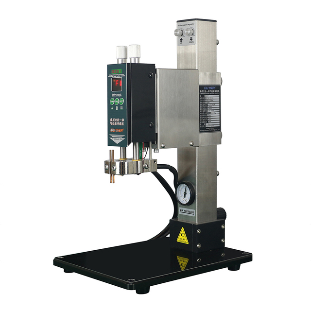 G351 + Glitter 811H/811A Energy Storage Butt Welding Machine + AIR2550 air OPPOSED WELD HEAD Pneumatic High Force Butt Weld Head