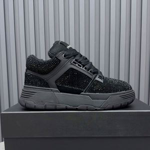 <b>Top</b> Quality New Designer Luxury Shoes <b>Rhinestone</b> Men Fashion Leather Rubber Casual Sneakers Designer Trainer Shoes Men - Product Image 3