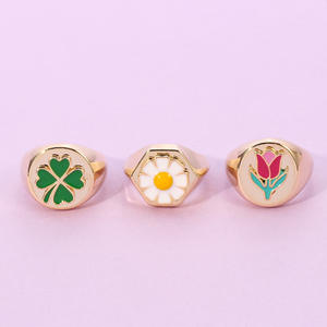 Bague en émail Yin Yang rétro chinois, anneaux <span class=keywords><strong>de</strong></span> Gossip Tai Chi, Design Sense, Niche Senior, bijoux - Product Image 5