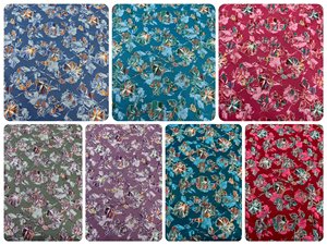 Conception sélectionnée personnalisée feuille d'or impression numérique avec feuille polyester mousseline de soie koshibo crêpe tissu pour robe - Product Image 5