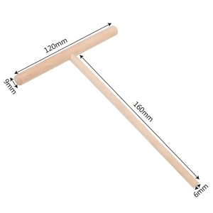 Pancake Batter Spreader Stick <span class=keywords><strong>HILIFE</strong></span> Pfannkuchen werkzeug Home Kitchen Tools Chinesische Spezialität Crepe Maker Holz - Product Image 4