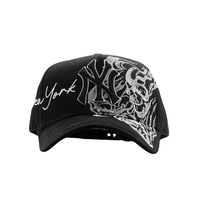 Gorras New Era Originales de Calidad, Gorras Beard Mago 31, Gorra de Béisbol Deportiva de 5 Paneles con Visera Curva y Forro de Satén