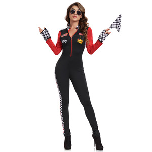 Ensemble de combinaison de course pour femmes adultes, tenue de performance sexy pour club de motards F1, danse et cheerleading, <span class=keywords><strong>costume</strong></span> de fille sexy - Product Image 6
