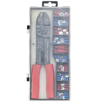 Kit d'outils d'électricien HEXON 61 pièces avec fils torsadés et rigides AWG8-22, garantie 1 an