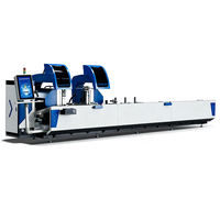 Equipo de Procesamiento CNC de Perfiles de Aluminio Industriales CNC-500*5000FOM, Máquina de Corte de Curvas de Doble Cabezal y 3 Ejes