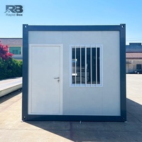 Assemblage de maison mobile Cabine plate prête à l'emploi Préfabriqué Modulaire Portable Bureau Pod Hôtel Conteneur préfabriqué Petite Maison