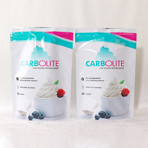 Sachet Doypack Premium Personnalisé de Qualité Alimentaire Refermable à Haute Barrière pour l'Emballage de Desserts et de Yaourts Surgelés Faible en <span class=keywords><strong>Calories</strong></span> - Product Image 3