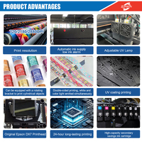 Impresora UV Plana Inteligente de 2 Cabezales 5060 A2 con Cabezal de Impresión XP600 para Pequeños Negocios, Ideal para Bolígrafos y Lienzos